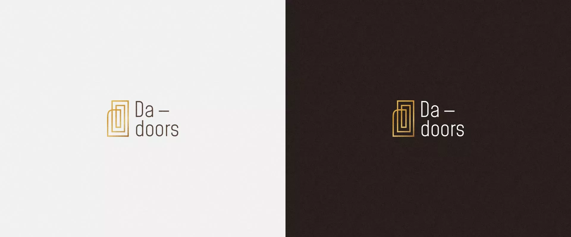 Разработка логотипа для компании «DA-DOORS» в Кадникове